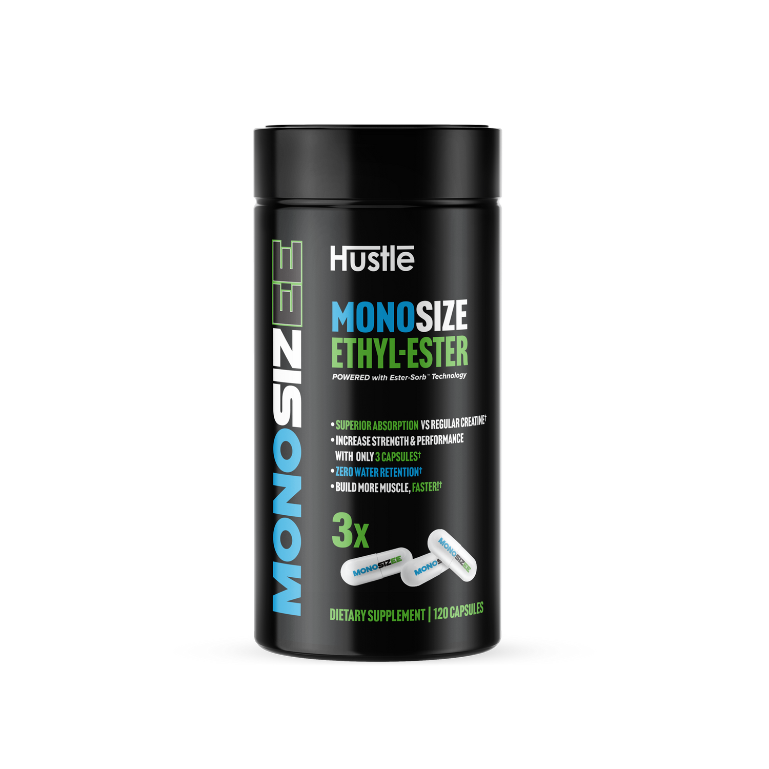 Monosize Ethyl-Ester Creatine Capsules