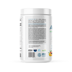 Supplement container with label on a white background