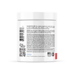 Supplement container with label and QR code on a white background