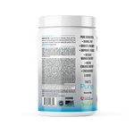 Supplement container with label on a white background